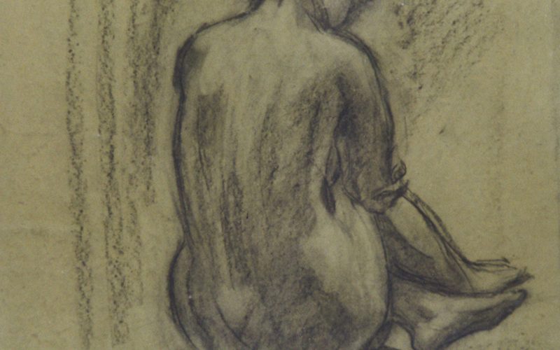 Desnudo de espaldas - Pedro Mozos