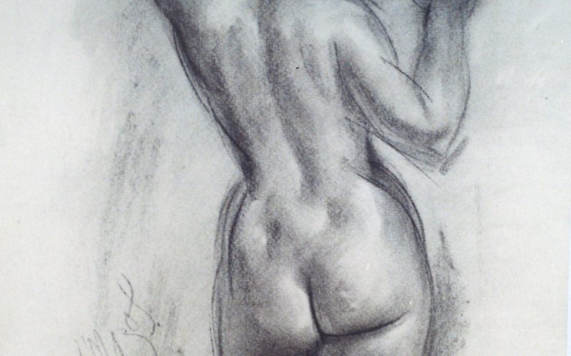 Desnudo de espaldas - Pedro Mozos