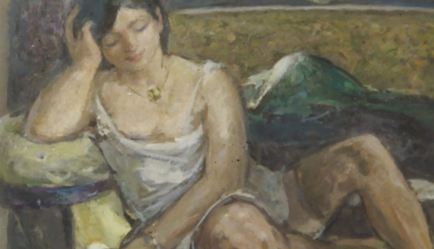 Mujer pensativa - Pedro Mozos