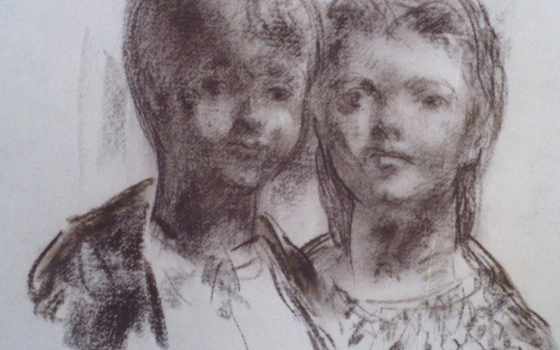 Niño y niña - Pedro Mozos