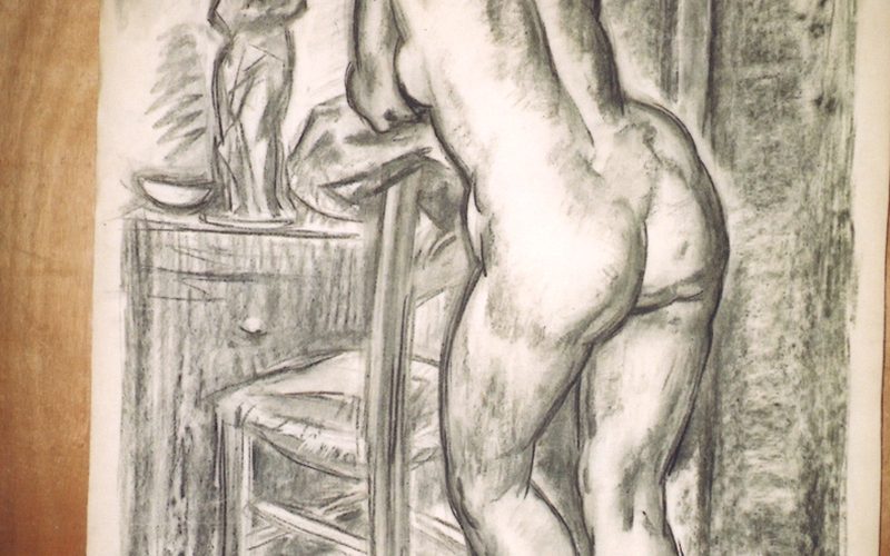 Desnudo de espaldas - Pedro Mozos